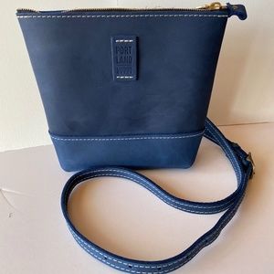Portland Leather Deep Water Crossbody Festival Bag NWOT PREMIUM